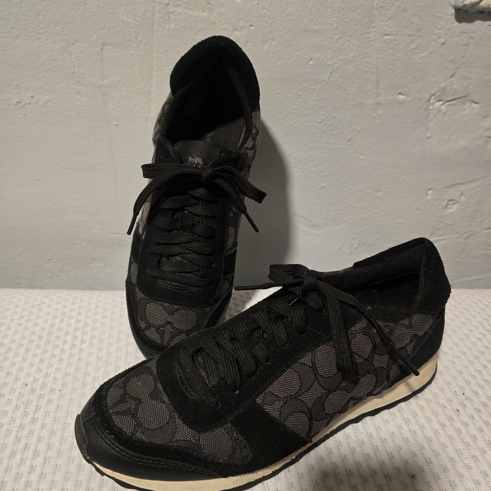 Coach Black and Gray Athletic Shoes